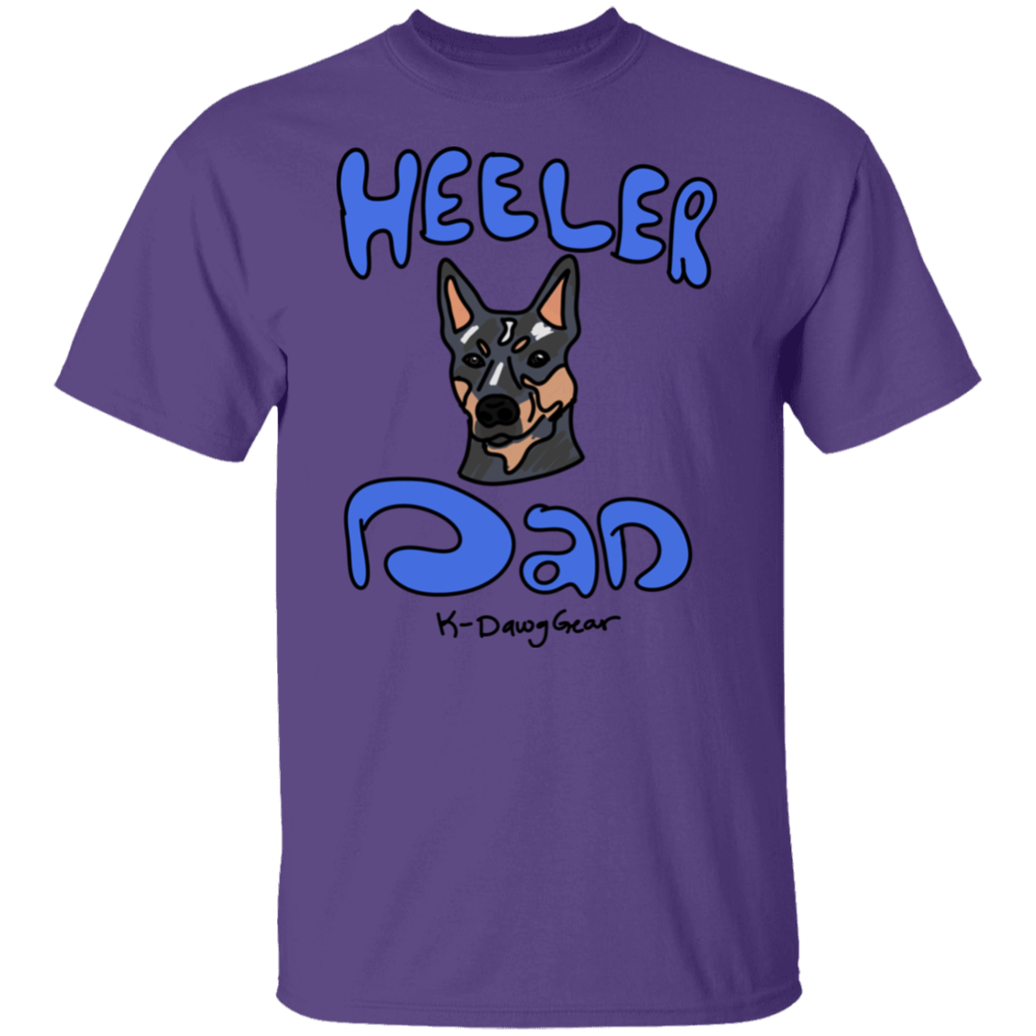 Blue Heeler Dad  5.3 oz. T-Shirt