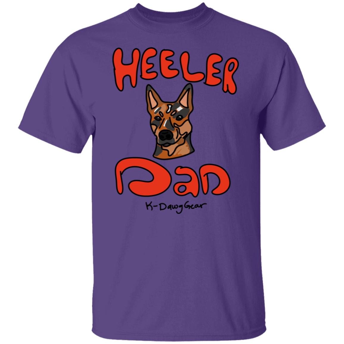 Red Heeler Dad - 5.3 oz. T-Shirt