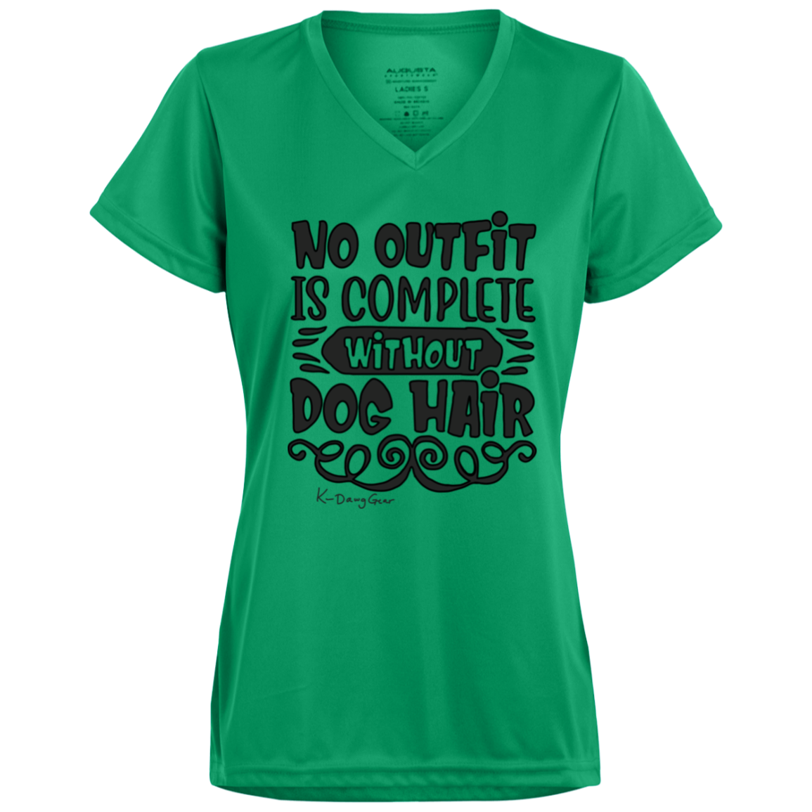 Dog Hair - Ladies’ Moisture-Wicking V-Neck Tee