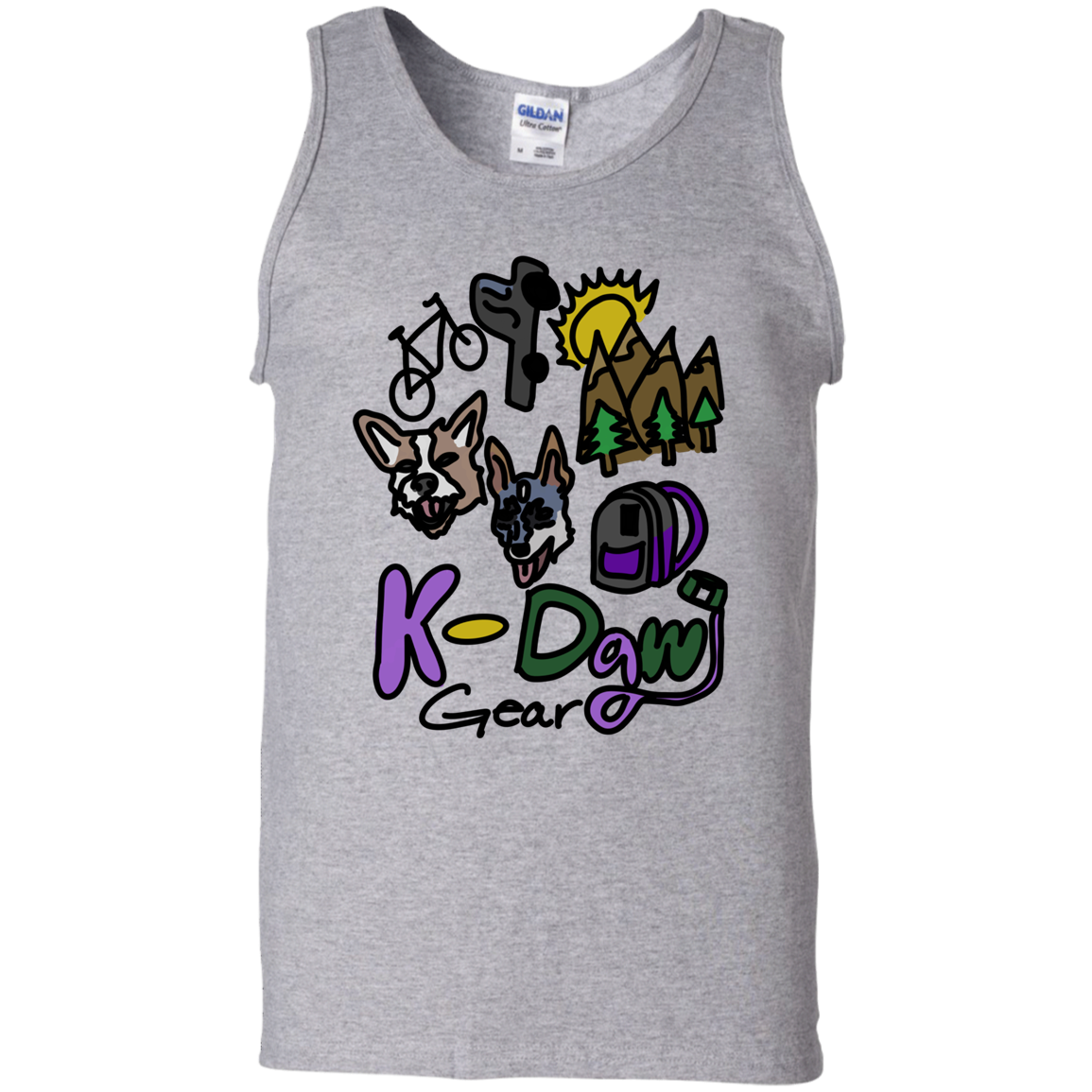 K-Dawg Logo 100% Cotton Tank Top