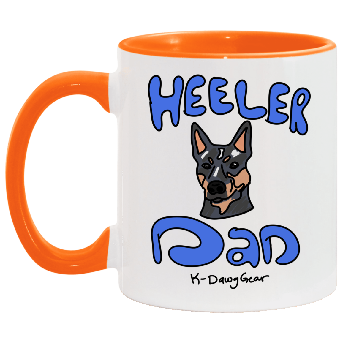 Blue Heeler Dog Dad 11 oz. Accent Mug