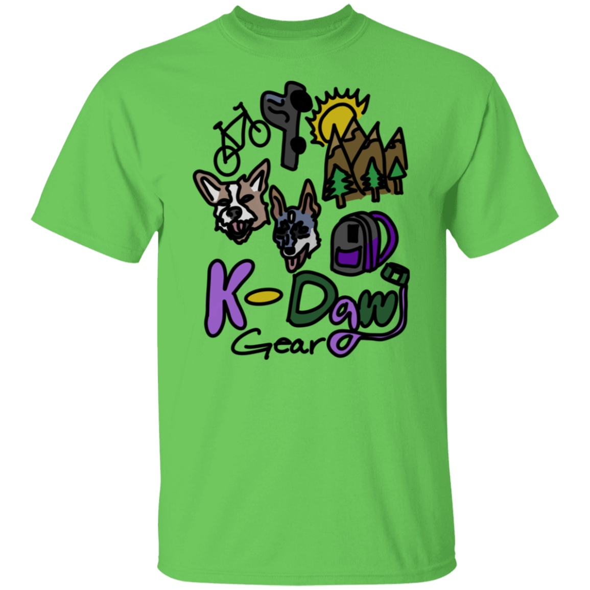 K-Dawg Gear Logo 5.3 oz. T-Shirt